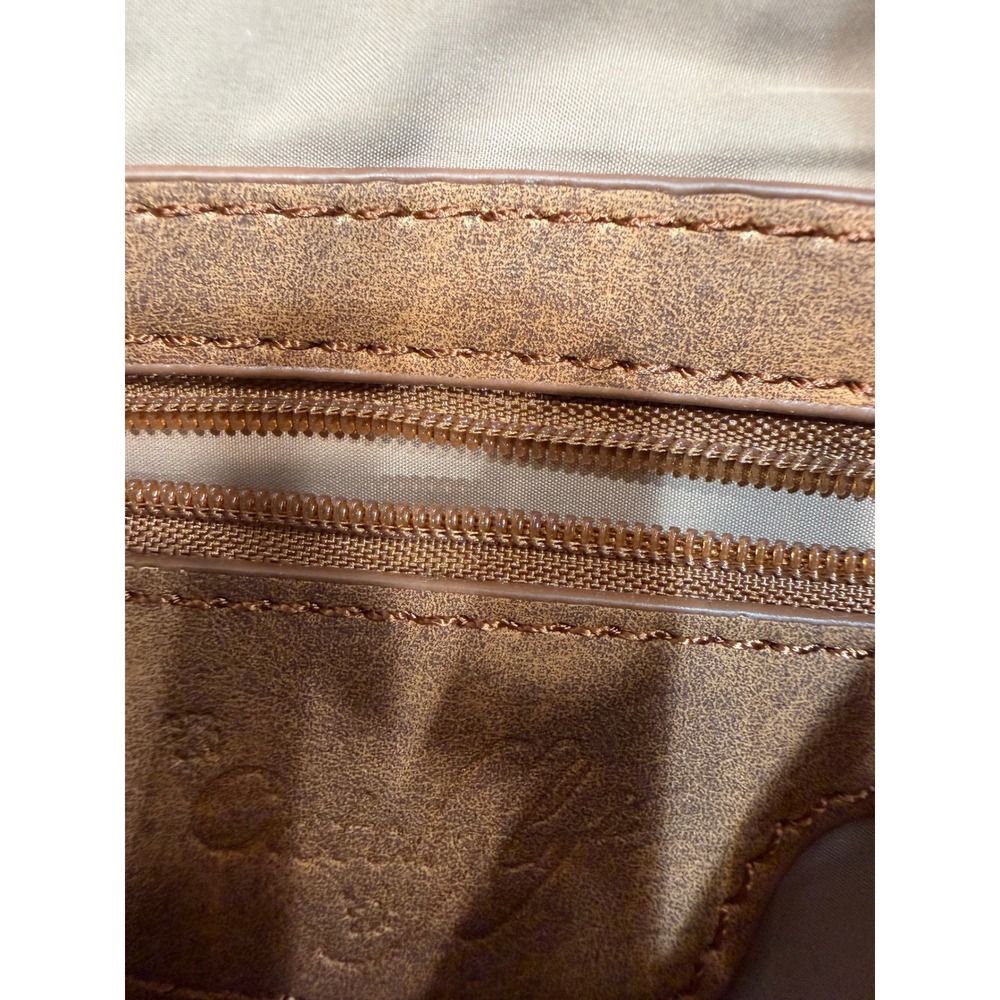 NWT catchfly Southwestern Embroidered Leather Crossbody Bag Brown Desert Boho - Picture 14 of 14